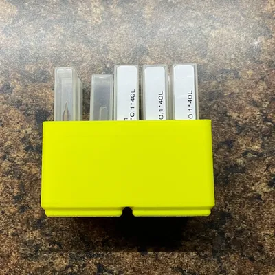 Khay đựng mũi phay CNC Gridfinity (Conical V-bit Holder)