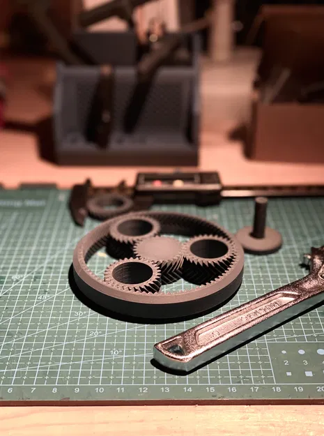 Đồ chơi xoay bánh răng 3D (Gear Spinner) - Thử thách in ấn cực đỉnh - Image 2