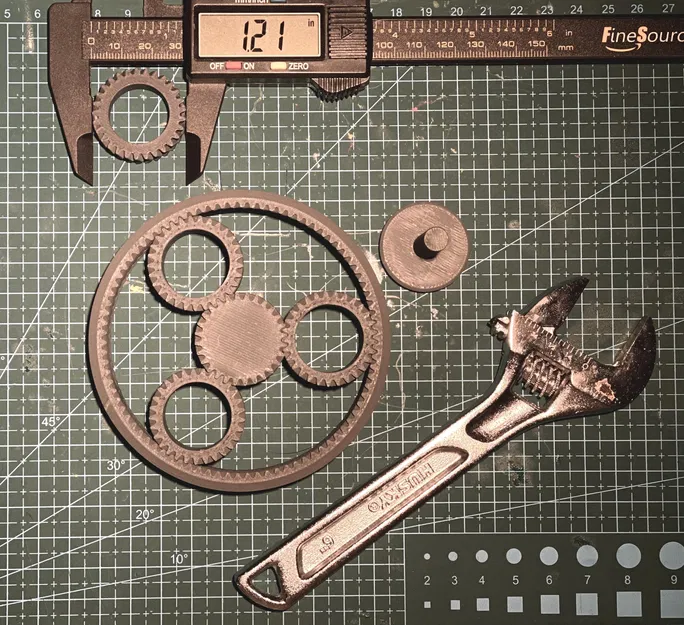 Đồ chơi xoay bánh răng 3D (Gear Spinner) - Thử thách in ấn cực đỉnh - Image 3