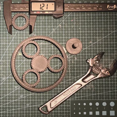 Đồ chơi xoay bánh răng 3D (Gear Spinner) - Thử thách in ấn cực đỉnh