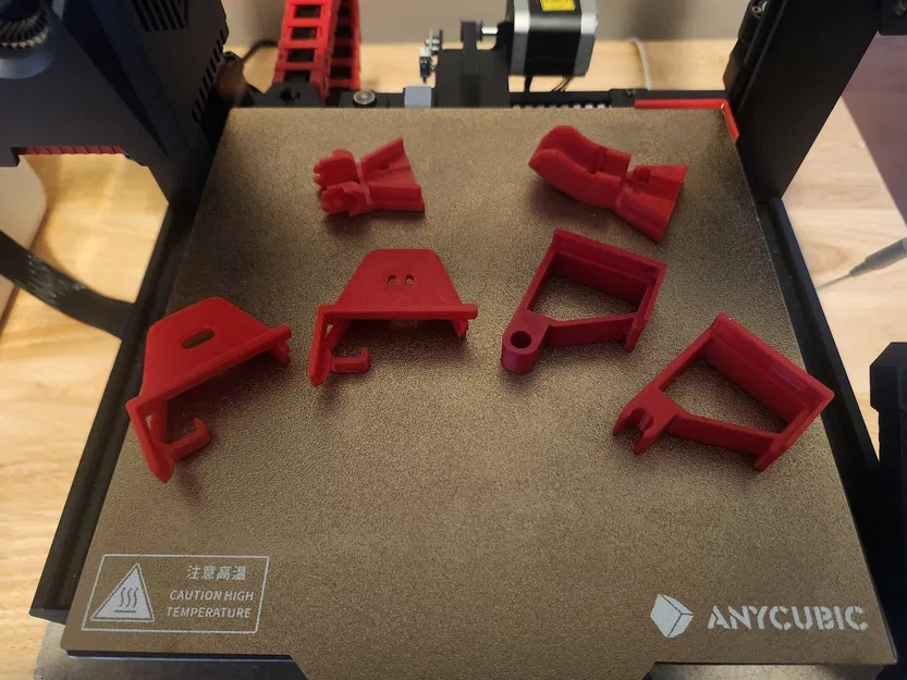 Bộ kẹp định vị bàn in Snap-On cho Anycubic Kobra 2, 2 Pro, 2 Neo (Hỗ trợ xích cáp) - Image 5