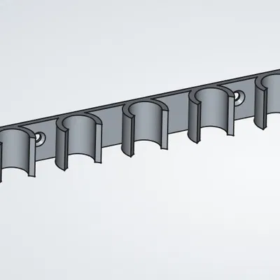 Giá treo ống tiêm 5ml (Spritzenhalter) tiện lợi cho gia đình