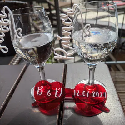 Bảng tên treo ly cho tiệc cưới hoặc sự kiện