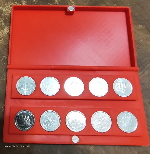 Hộp đựng tiền xu Coin Box thiết kế gập tiện lợi bằng in 3D - Image 2