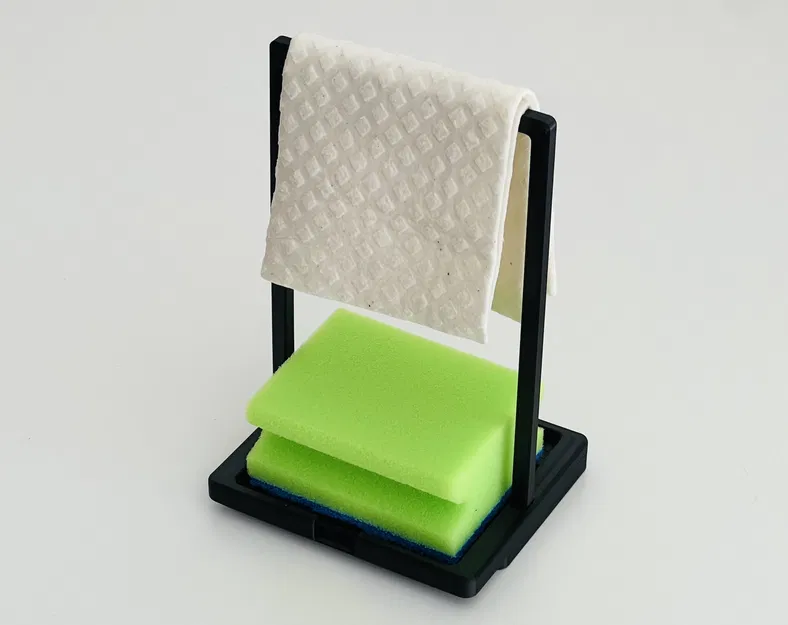 Giá đỡ miếng rửa bát và giẻ lau cho bồn rửa - Image 2