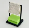 Giá đỡ miếng rửa bát và giẻ lau cho bồn rửa - Thumbnail 2