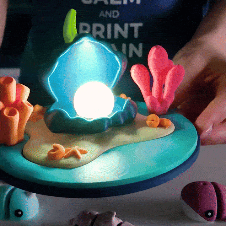 Diorama cho các loài thú biển Flexi đáng yêu, phiên bản Động vật đại dương