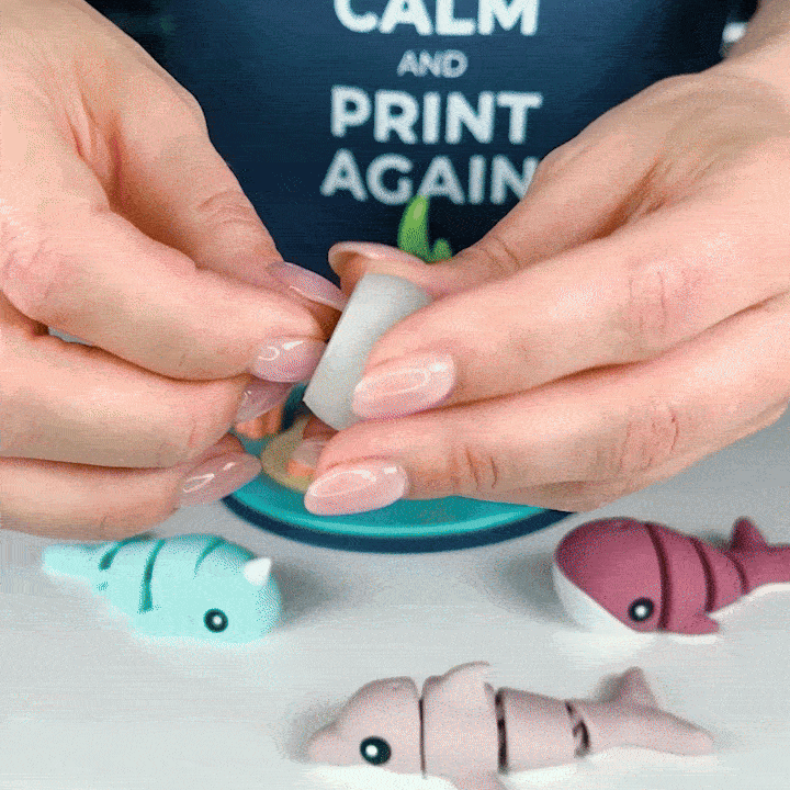 Diorama cho các loài thú biển Flexi đáng yêu, phiên bản Động vật đại dương - Thumbnail 4