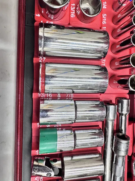 Bộ đế giữ đầu tuýp Socket - Hệ Gridfinity - Image 4