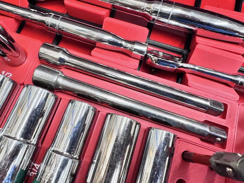 Bộ đế giữ đầu tuýp Socket - Hệ Gridfinity - Image 5