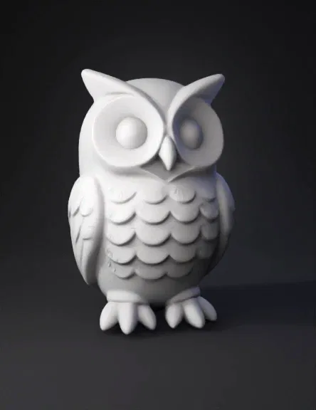 Mô hình tượng cú mèo 3D (Owl Statue) để bàn trang trí tinh tế - Image 1