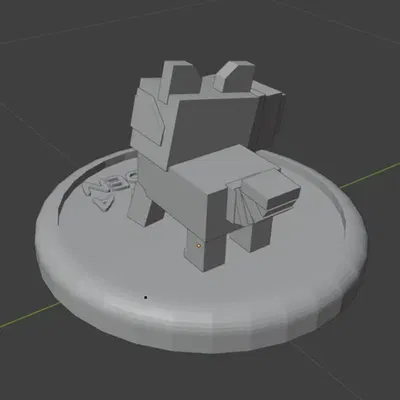 Tượng chú gấu mèo 3D đáng yêu trang trí bàn làm việc