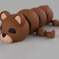 Mô hình gấu bông cử động (Articulated Bear) in 3D siêu đáng yêu - Thumbnail 1