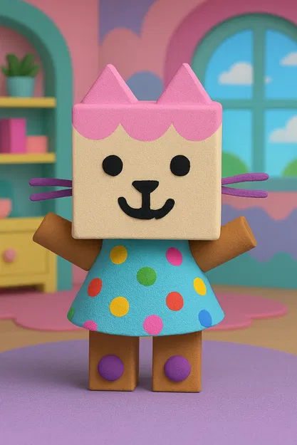 Mô hình Baby Box từ Gabby's Dollhouse - Image 1