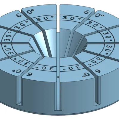 Khuôn Dẫn Hướng Cắt Kính Nghệ Thuật 30° và 60° (Stained Glass Jig)