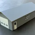 Mô hình nhà kho, xưởng hoặc garage RV tỉ lệ HO (phong cách gỗ) - Thumbnail 2