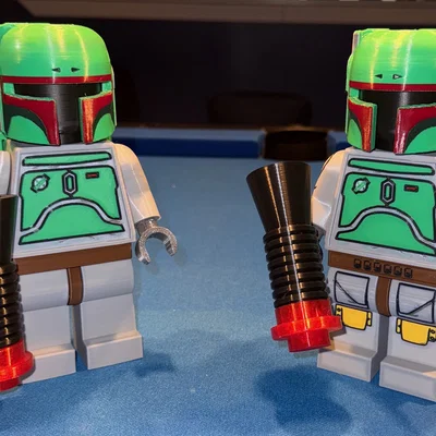 Mô hình Star Wars Classic Boba Fett Brick MegaFigures (Tỷ lệ 5:1)