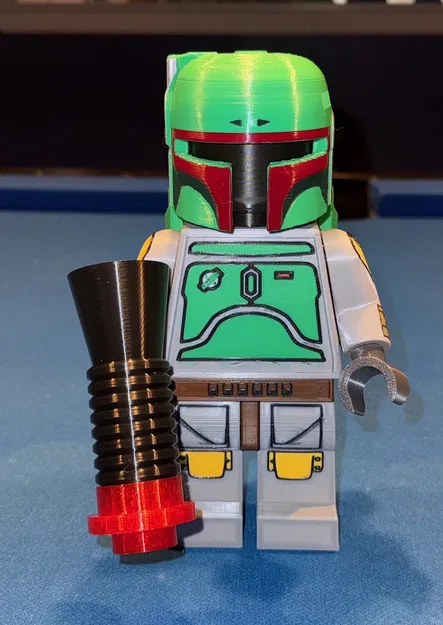 Mô hình Star Wars Classic Boba Fett Brick MegaFigures (Tỷ lệ 5:1) - Image 2