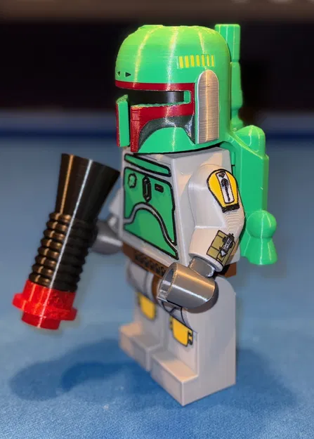 Mô hình Star Wars Classic Boba Fett Brick MegaFigures (Tỷ lệ 5:1) - Image 3
