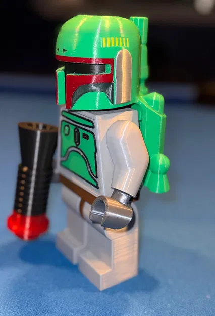 Mô hình Star Wars Classic Boba Fett Brick MegaFigures (Tỷ lệ 5:1) - Image 5