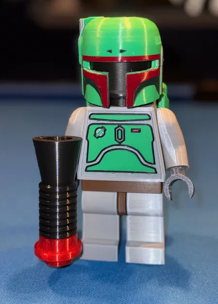 Mô hình Star Wars Classic Boba Fett Brick MegaFigures (Tỷ lệ 5:1) - Image 7