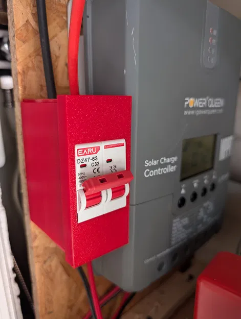 Hộp gắn cầu dao DIN đôi tích hợp sẵn thanh ray - Hộp điện năng lượng mặt trời - Image 1