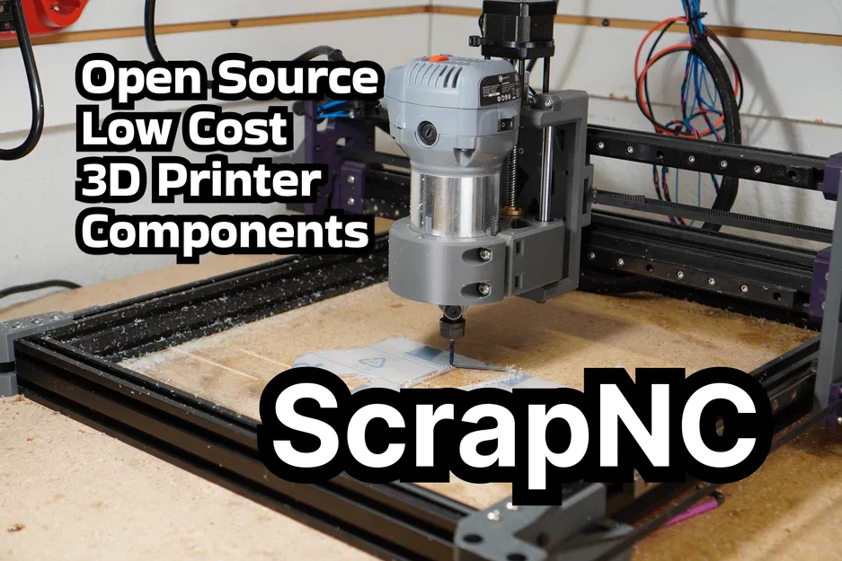 ScrapNC—Máy phay CNC giá rẻ tận dụng linh kiện máy in 3D - Image 1