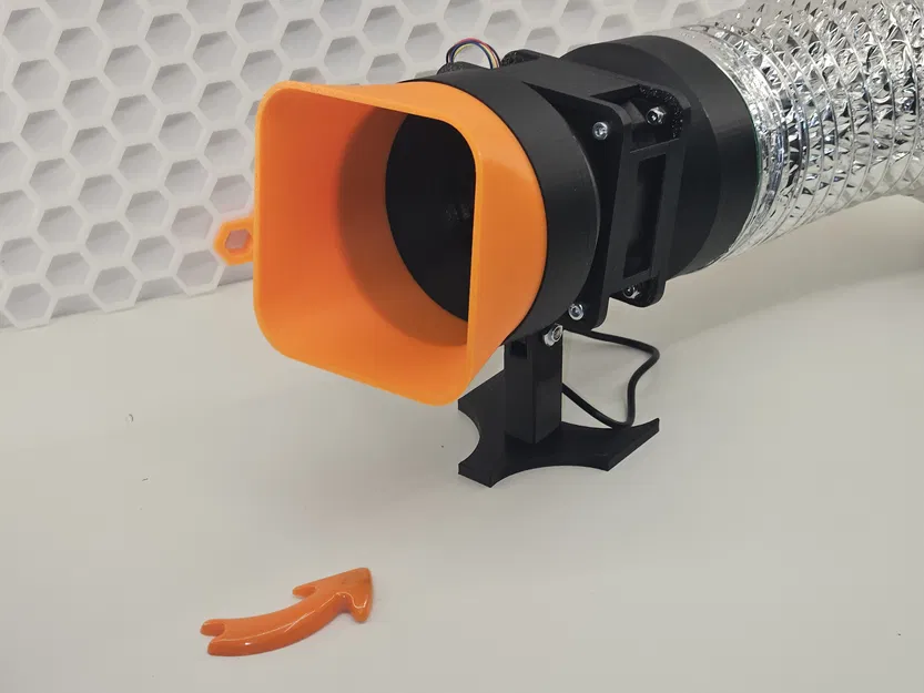 Bộ chuyển đổi quạt 80mm sang ống dẫn 100mm cho máy hút khói hàn - Image 1