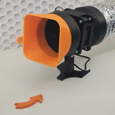 Bộ chuyển đổi quạt 80mm sang ống dẫn 100mm cho máy hút khói hàn