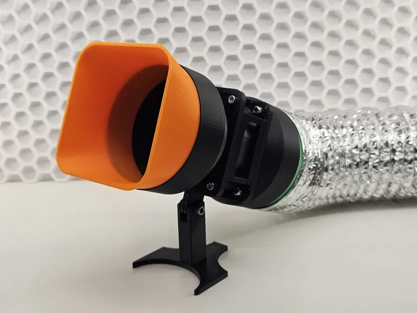 Bộ chuyển đổi quạt 80mm sang ống dẫn 100mm cho máy hút khói hàn - Image 2