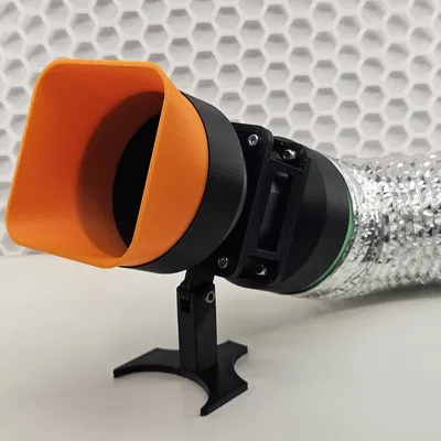 Bộ chuyển đổi quạt 80mm sang ống dẫn 100mm cho máy hút khói hàn