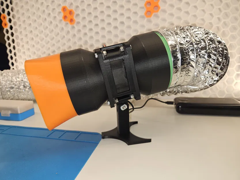 Bộ chuyển đổi quạt 80mm sang ống dẫn 100mm cho máy hút khói hàn - Image 7