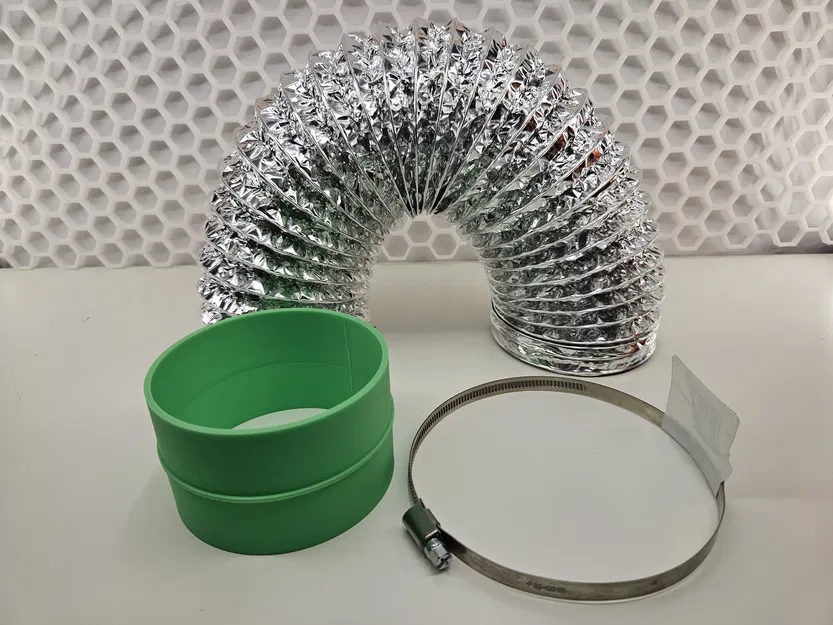 Bộ chuyển đổi quạt 80mm sang ống dẫn 100mm cho máy hút khói hàn - Image 14