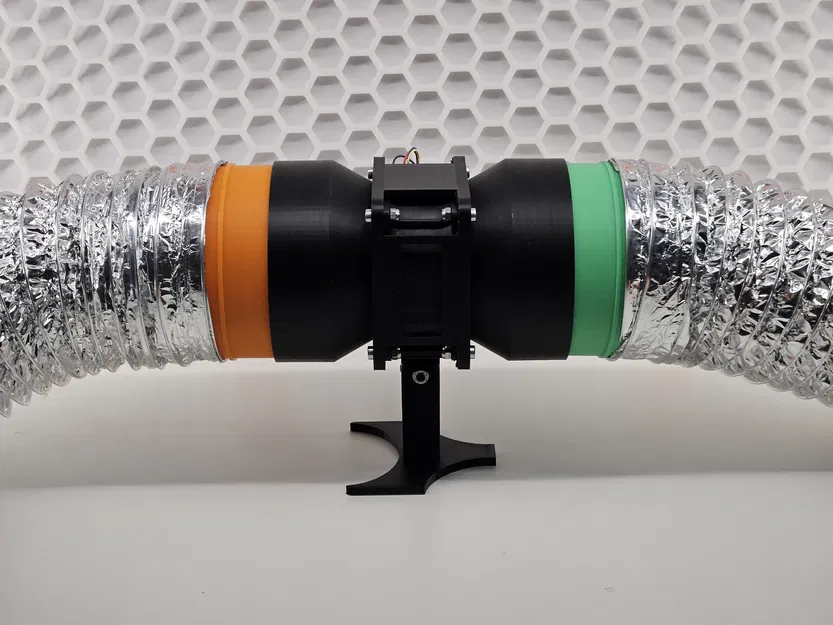 Bộ chuyển đổi quạt 80mm sang ống dẫn 100mm cho máy hút khói hàn - Image 15