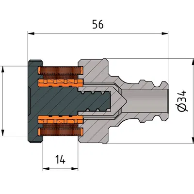 Đầu phun tưới nước 3D tiện lợi cho ống vườn