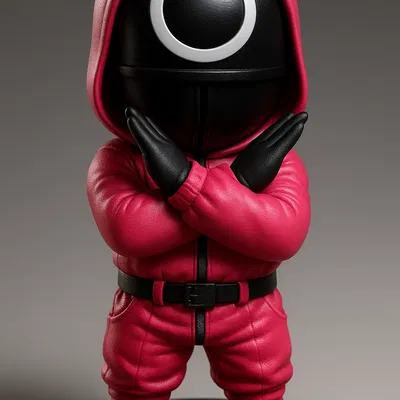 Squid Game - Mô hình Chibi Game Guardian - Tượng sưu tầm với đế biểu tượng