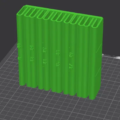Bộ tạo khay đựng cờ lê Gridfinity có khóa và nhãn dán