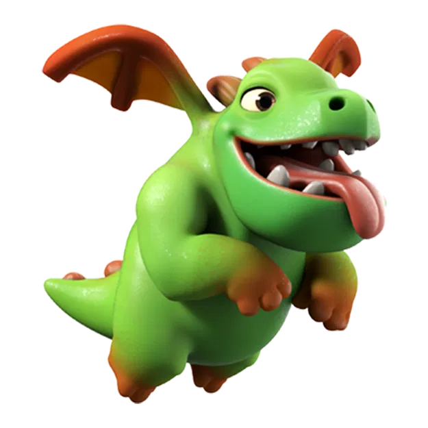 Mô hình 3D Baby Dragon từ Clash of Clans - Đẹp và chi tiết - Image 1