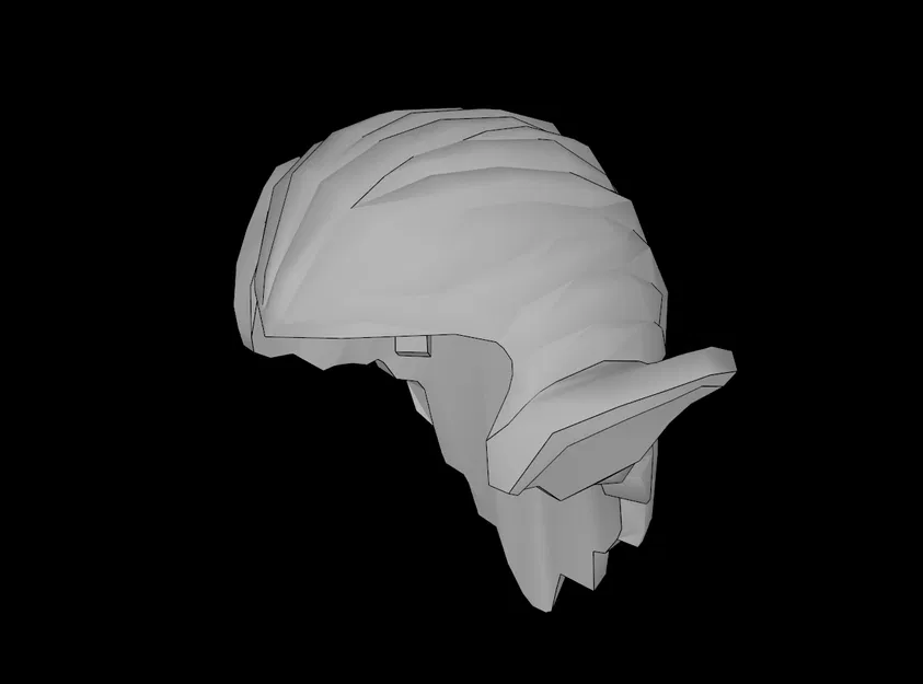 Phụ kiện tóc Orc kèm tai nhọn tương thích Minifig Lego - Image 1