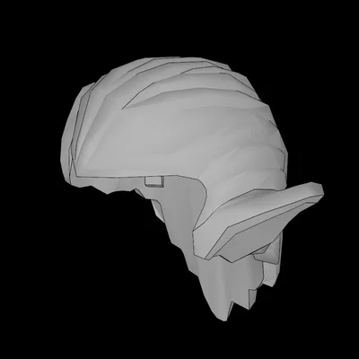 Phụ kiện tóc Orc kèm tai nhọn tương thích Minifig Lego