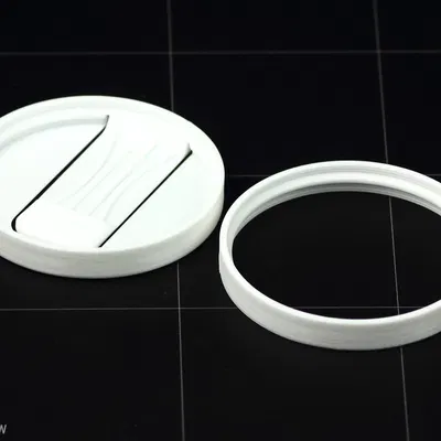 Nắp đậy ống kính (Lens Cap) hình bánh Oreo 58mm