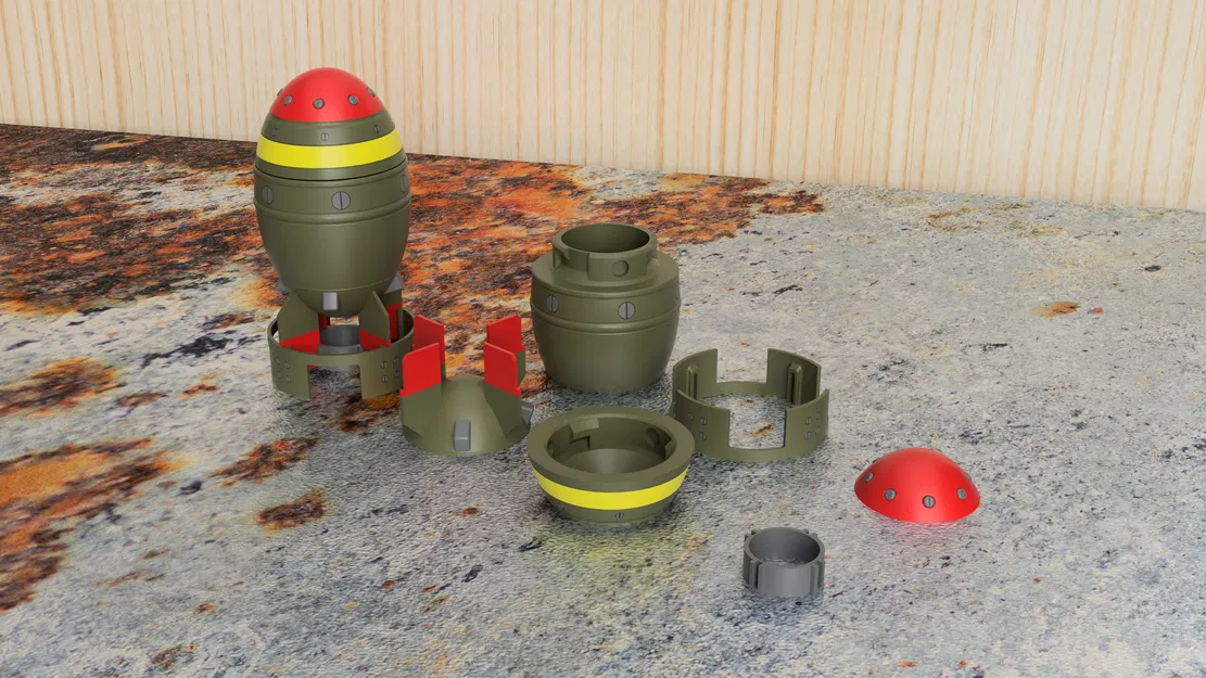 Hộp Đựng Mini Nuke Magnetic Twist Lock - Image 3