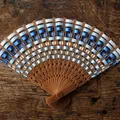 Ribbon Hand Fan - Quạt cầm tay đan ruy-băng đầy sáng tạo - Thumbnail 3