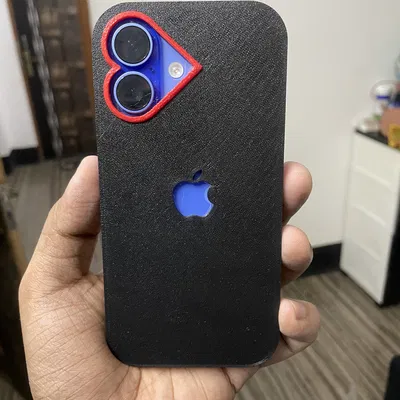 Ốp lưng hình trái tim cho iPhone 16