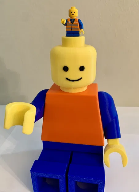 Mô hình LEGO Man phóng đại có khớp cử động linh hoạt - Image 2