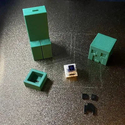 Creeper Clicker - Đồ chơi Fidget hình Switch bàn phím Minecraft