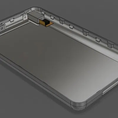 Mô hình CAD tham khảo vỏ lưng mỏng cho iPod Classic/Video gen 5