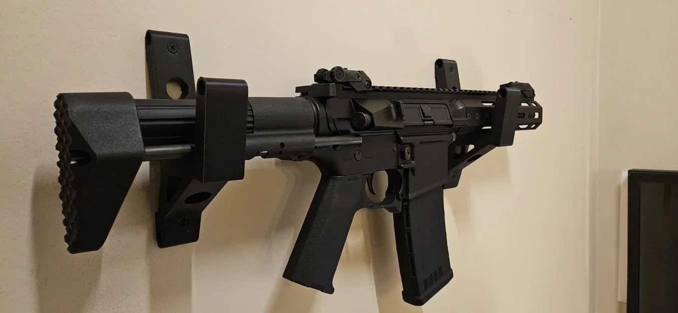 Giá Treo Súng Airsoft Gắn Tường Độc Đáo - Phụ Kiện In 3D - Image 1