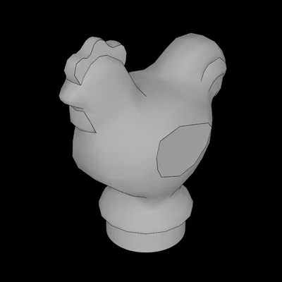 Mô hình chú gà 3D tương thích với Lego cực dễ thương