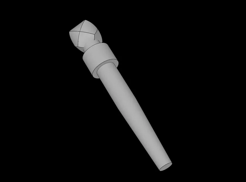 Mô hình gậy cầm tay Lego Minifig tương thích in 3D - Image 1